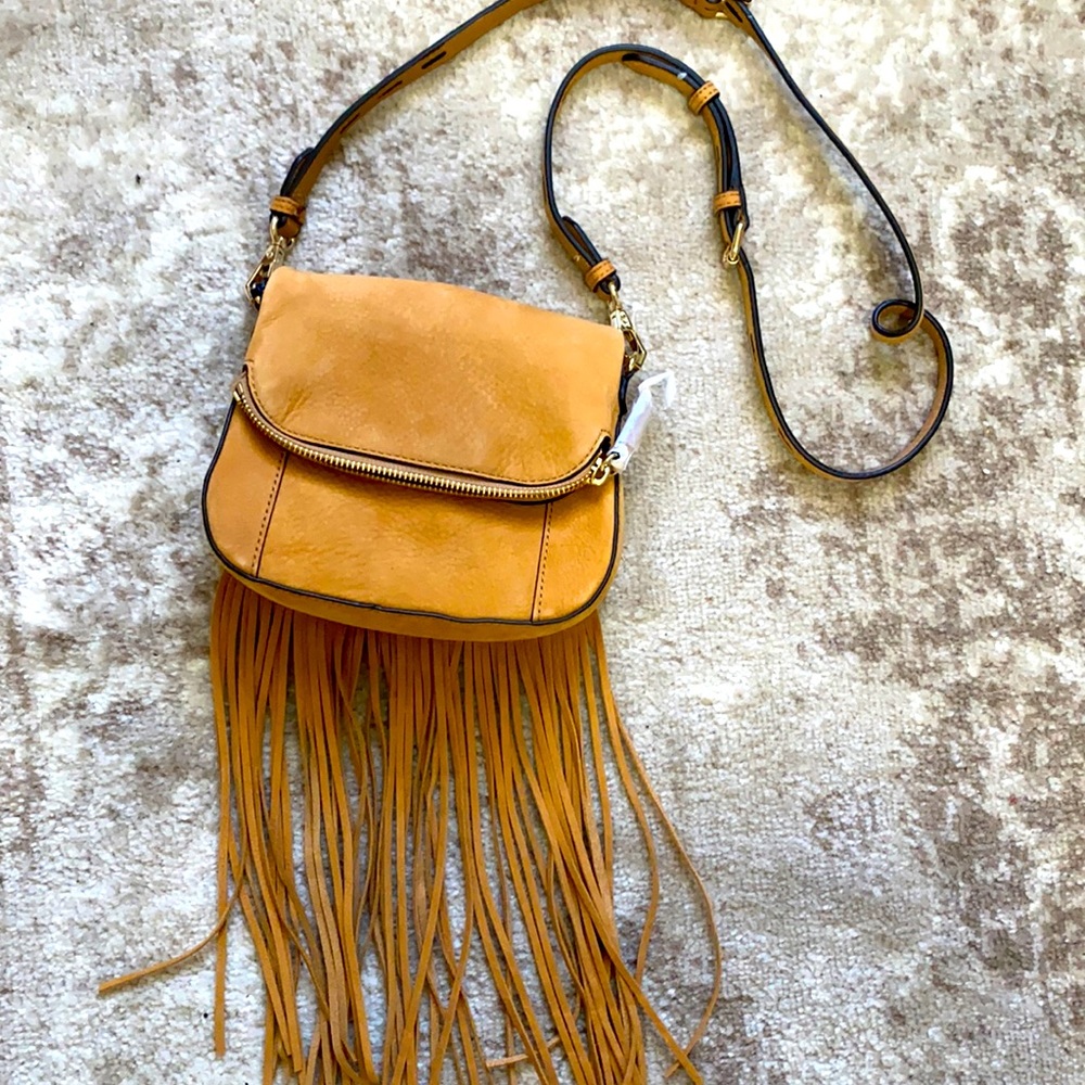 Rebecca Minkoff Mini Crossbody Bag with Fringe